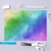 虹の水彩 薄葉紙 (クラフト)