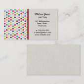 虹の水玉模様 名刺 (正面/裏面)