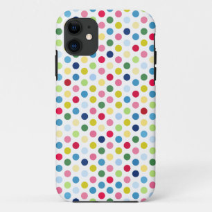 虹の水玉模様 iPhone 11 ケース