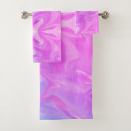 虹の水色 バスタオルセット
