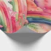 虹の水色 ラッピングペーパー (角)