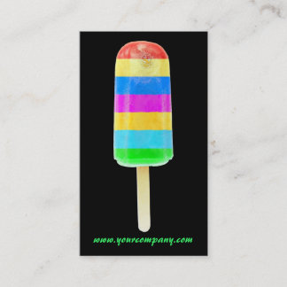 虹の氷Lollyの名刺のテンプレート 名刺