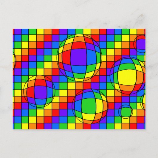 虹の泡のポストカード ポストカード (正面)