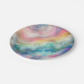 虹の泡の紙皿とパーティプレート ペーパープレート (アングル)