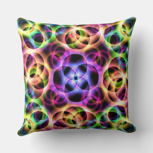 虹の泡2 クッション (裏面)