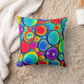 虹の泡 クッション (ブランケット)