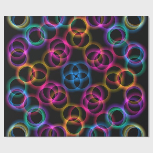 虹の泡 ラッピングペーパー (フラット)