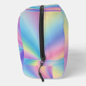 虹の波のグラデーションカラフルテキストをここに印刷 ドップキット (右)