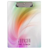 虹の波の絵を描スターバスト曲線 クリップボード (正面)