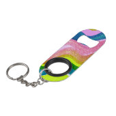 虹の波 キーホルダー栓抜き (正面アングル)