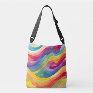 虹の波 クロスボディバッグ