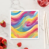 虹の波 スタンダードランチョンナプキン (インサイチュ)