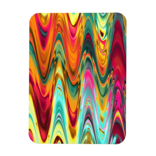 虹の波 マグネット (縦)