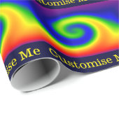 虹の波 ラッピングペーパー (ロールコーナー)