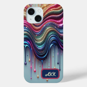 虹の波 iPhone 15ケース