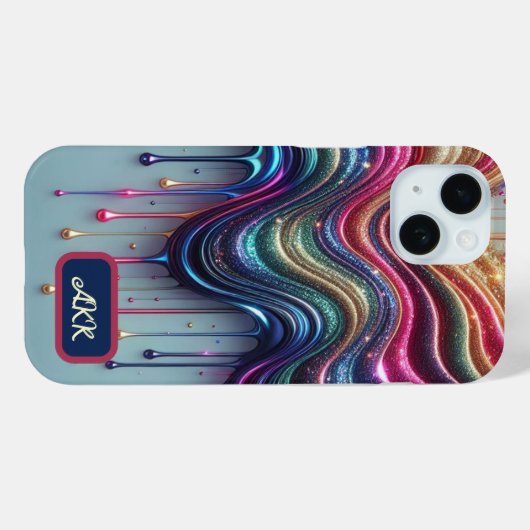 虹の波 Case-Mate iPhoneケース (裏面 (横))