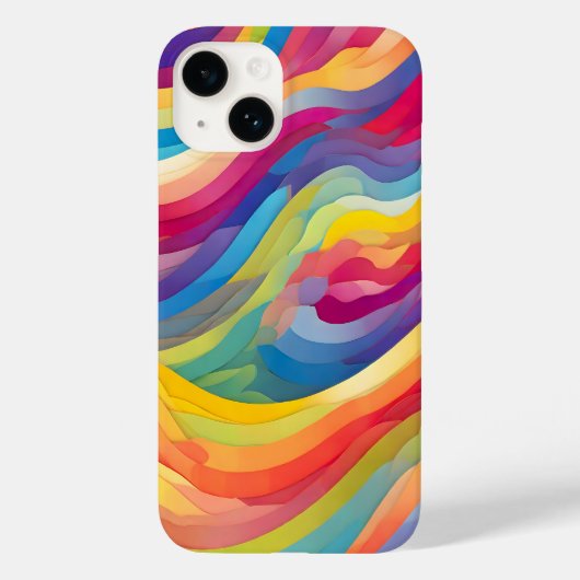 虹の波 Case-Mate iPhoneケース (裏面)