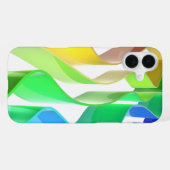 虹の波 iPhoneケース (裏面横)
