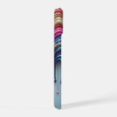 虹の波 iPhone 15ケース (右側面)