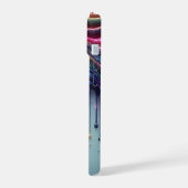 虹の波 iPhone 15ケース (左側面)