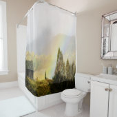 虹の流れる山 シャワーカーテン (インサイチュ)