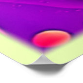 虹の流れ：抽象芸術おもしろい ポスター (角)