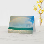 虹の海 カード (黄色い花)