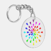 虹の涙 キーホルダー (正面左)