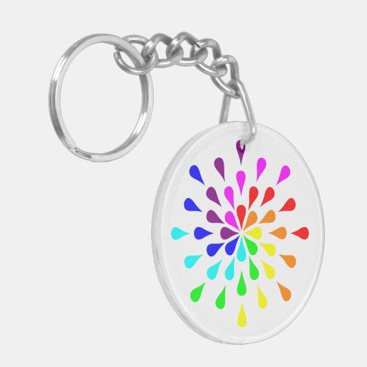 虹の涙 キーホルダー (正面左)