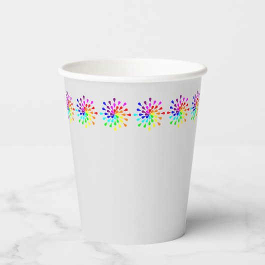 虹の涙 紙コップ (裏面)