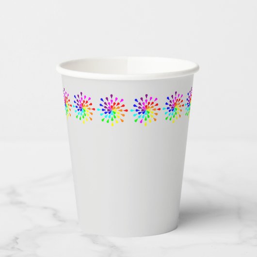 虹の涙 紙コップ (左)