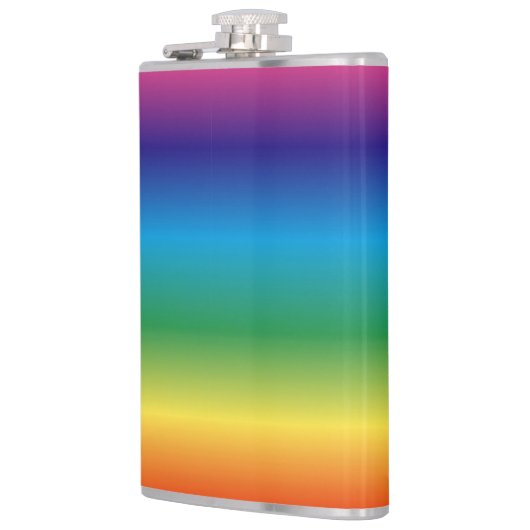 虹の深い フラスク (左)
