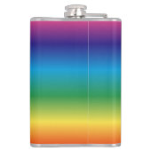 虹の深い フラスク (裏面)