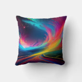 虹の渦巻きレギンス クッション (裏面)