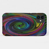 虹の渦巻き旋回ケース Case-Mate iPhoneケース (裏面(横))