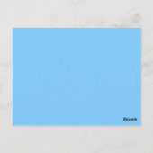 虹の渦巻き葉書 ポストカード (裏面)