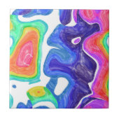 虹の渦巻き タイル (正面)