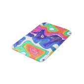 虹の渦巻き バスマット (アングル)