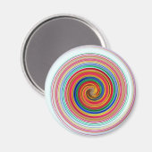 虹の渦巻き マグネット (正面/裏面)