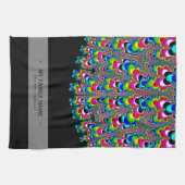 虹の滝 – フラクタルアート キッチンタオル (横)