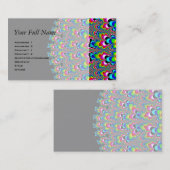 虹の滝 – フラクタルアート 名刺 (正面/裏面)