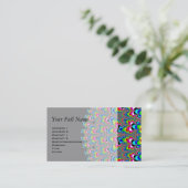 虹の滝 – フラクタルアート 名刺 (スタンド正面)