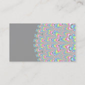 虹の滝 – フラクタルアート 名刺 (裏面)