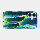 虹の滝 iPhone 16ケース (裏面横)