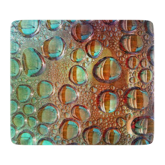 虹の滴 カッティングボード (正面)