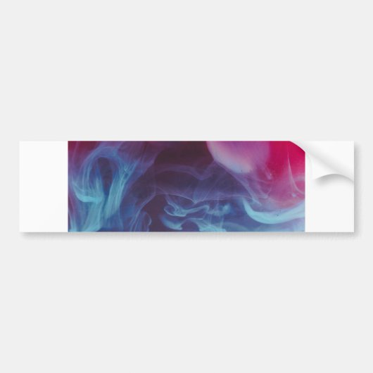 虹の煙 バンパーステッカー (正面)