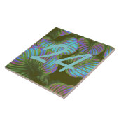 虹の熱帯葉の屋家番号のセラミックタイル タイル (側面)