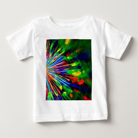 虹の爆発 ベビーTシャツ (正面)