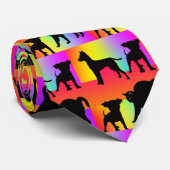 虹の犬と猫 ネクタイ (ロール)