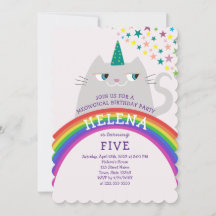 虹の猫ユニコーンの５歳の誕生日